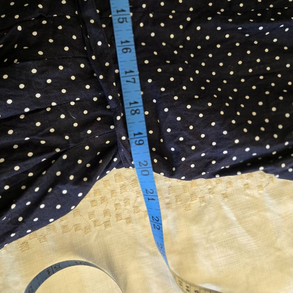 Ellos Navy Polka Dot Dress - Picture 8 of 10